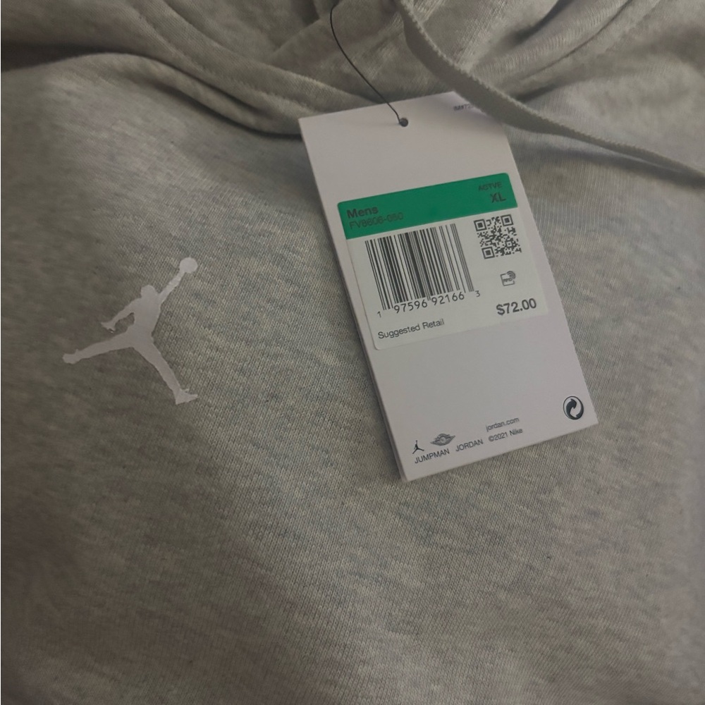 Jordan Gray Jumpman Hoodie and Sweatpants Set size XL - Picture 2 of 6